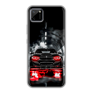 Силиконовый чехол на Realme C11 с принтом BMW БМВ Силиконовый чехол на Realme C11 с принтом BMW БМВ