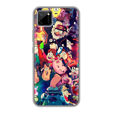 Силиконовый чехол на Realme C11 с принтом Gravity Falls Гравити Фолз