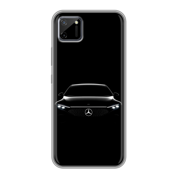 Силиконовый чехол на Realme C11 с принтом Mercedes Мерседес