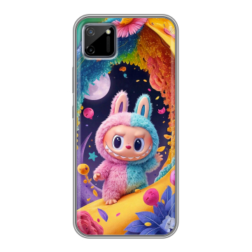 Силиконовый чехол на Realme C11 с принтом Labubu Лабубу Силиконовый чехол на Realme C11 с принтом Labubu Лабубу