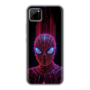 Силиконовый чехол на Realme C11 с принтом Spiderman Человек паук