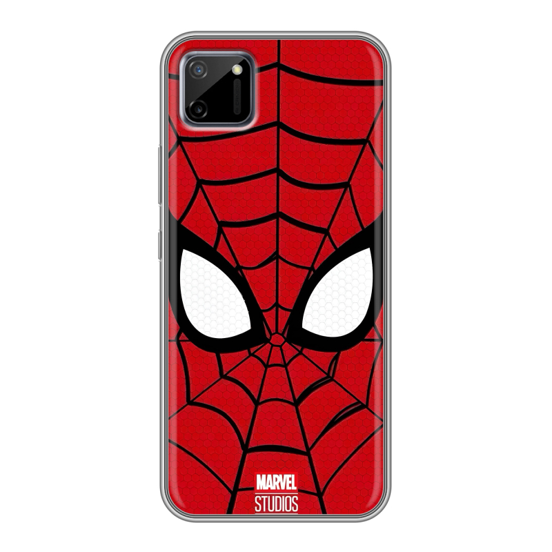Силиконовый чехол на Realme C11 с принтом человек паук spiderman Силиконовый чехол на Realme C11 с принтом человек паук spiderman