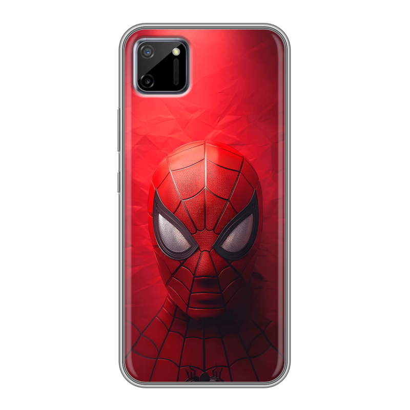 Силиконовый чехол на Realme C11 с принтом Spiderman Человек паук Силиконовый чехол на Realme C11 с принтом Spiderman Человек паук