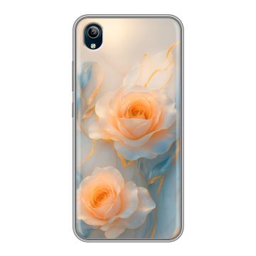 Силиконовый чехол на Vivo Y91C с принтом Женский