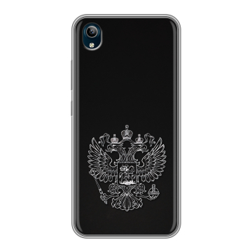 Силиконовый чехол на Vivo Y91C с принтом Герб России Силиконовый чехол на Vivo Y91C с принтом Герб России