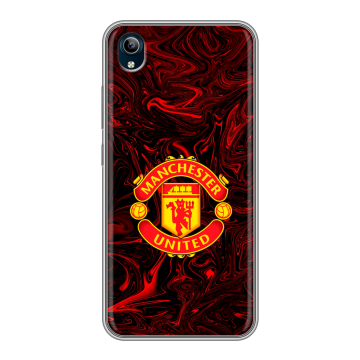 Силиконовый чехол на Vivo Y91C с принтом Manchester United