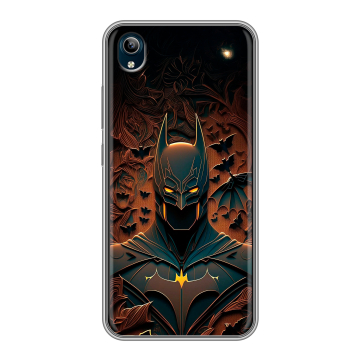 Силиконовый чехол на Vivo Y91C с принтом Batman Бэтмен