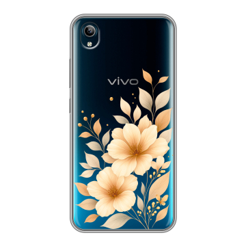 Силиконовый чехол на Vivo Y91C с принтом для девушки