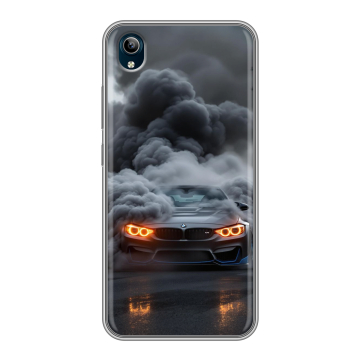 Силиконовый чехол на Vivo Y91C с принтом BMW БМВ Силиконовый чехол на Vivo Y91C с принтом BMW БМВ