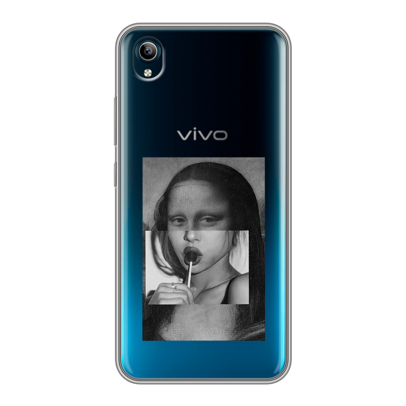 Силиконовый чехол на Vivo Y91C с принтом Мона Лиза Силиконовый чехол на Vivo Y91C с принтом Мона Лиза