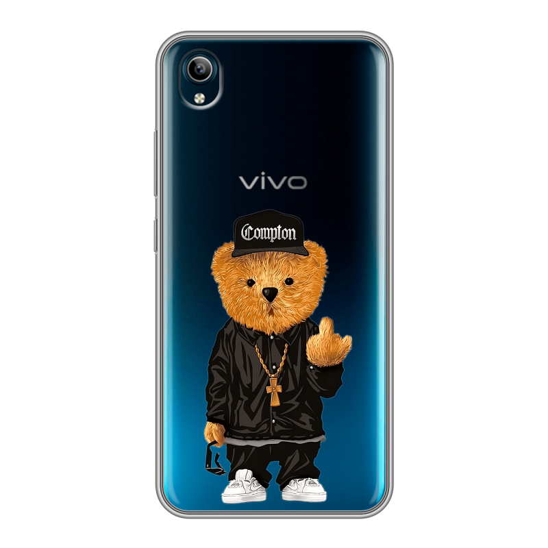 Силиконовый чехол на Vivo Y91C с принтом Плюшевый медведь Силиконовый чехол на Vivo Y91C с принтом Плюшевый медведь