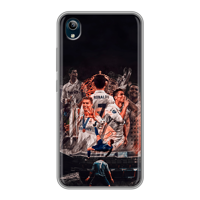 Силиконовый чехол на Vivo Y91C с принтом Реал Роналдо Real Ronaldo Силиконовый чехол на Vivo Y91C с принтом Реал Роналдо Real Ronaldo