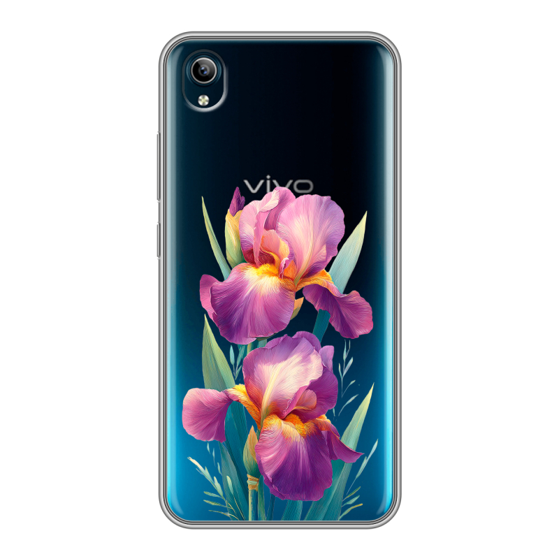 Силиконовый чехол на Vivo Y91C с принтом Цветы орхидеи Силиконовый чехол на Vivo Y91C с принтом Цветы орхидеи