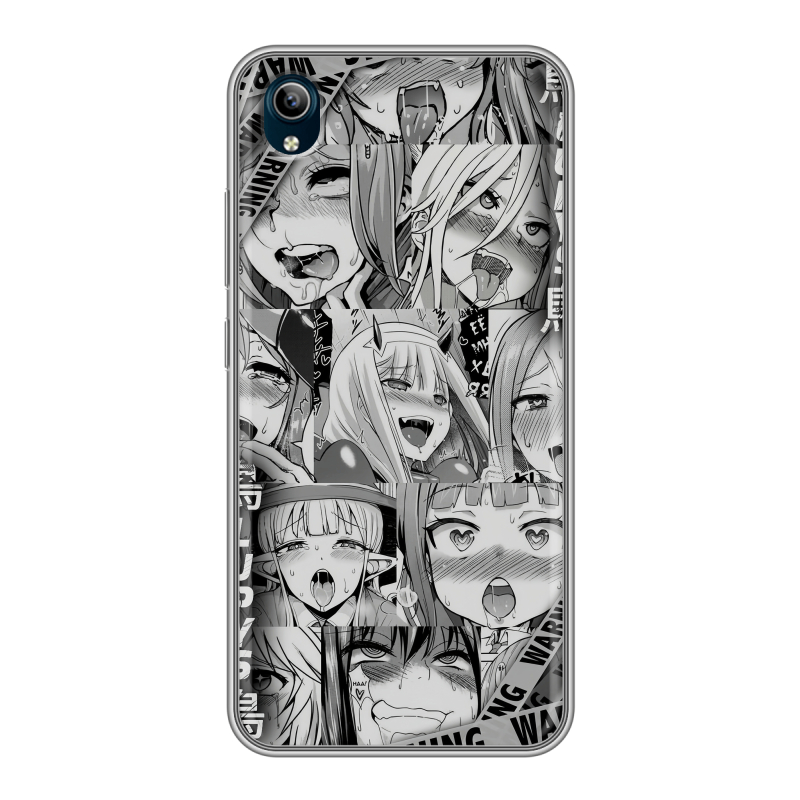 Силиконовый чехол на Vivo Y91C с принтом Ahegao Ахегао Аниме Силиконовый чехол на Vivo Y91C с принтом Ahegao Ахегао Аниме