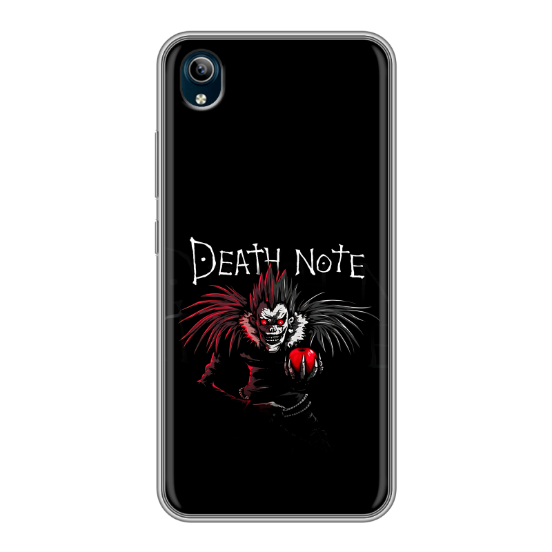 Силиконовый противоударный чехол на Vivo Y91C с принтом Death note Тетрадь смерти Силиконовый противоударный чехол на Vivo Y91C с принтом Death note Тетрадь смерти