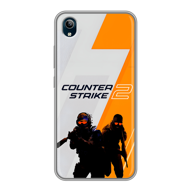 Силиконовый противоударный чехол на Vivo Y91C с принтом Counter Strike Силиконовый противоударный чехол на Vivo Y91C с принтом Counter Strike