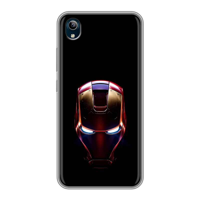 Силиконовый противоударный чехол на Vivo Y91C с принтом IronMan Железный человек Силиконовый противоударный чехол на Vivo Y91C с принтом IronMan Железный человек
