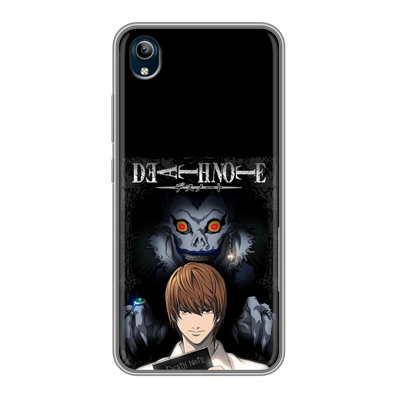 Силиконовый противоударный чехол на Vivo Y91C с принтом Death note Тетрадь смерти Силиконовый противоударный чехол на Vivo Y91C с принтом Death note Тетрадь смерти