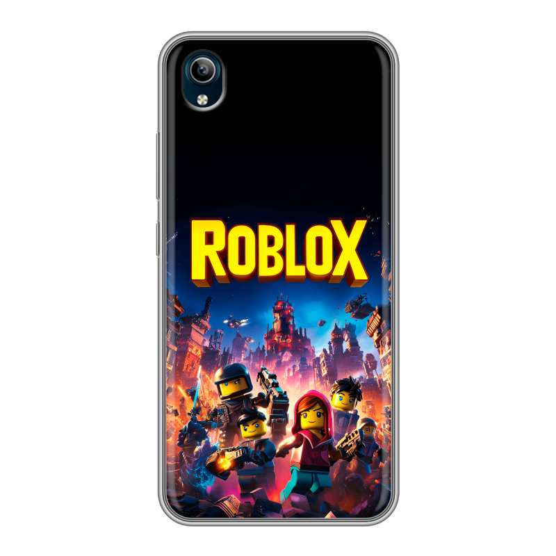 Силиконовый чехол на Vivo Y91C с принтом Roblox Роблокс Силиконовый чехол на Vivo Y91C с принтом Roblox Роблокс