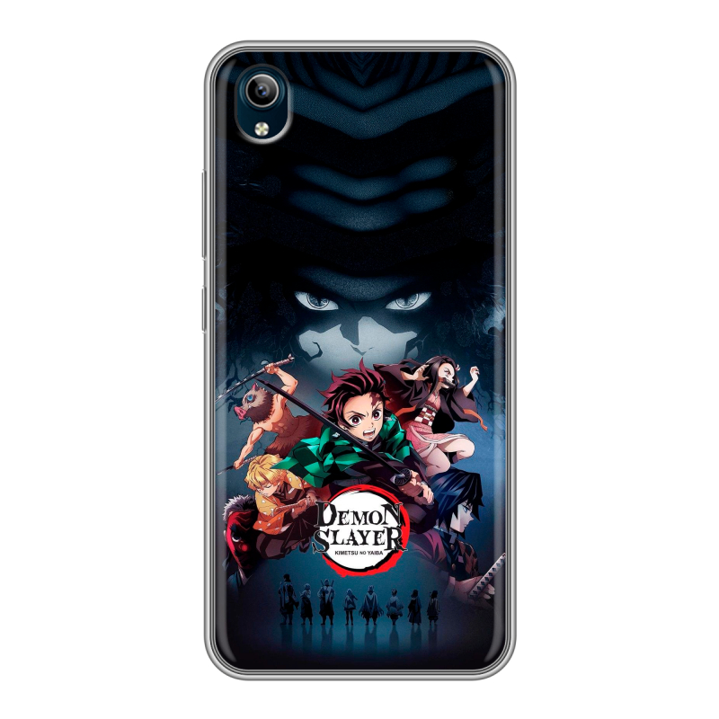 Силиконовый противоударный чехол на Vivo Y91C с принтом Demon Slayer Клинок рассекающий демонов Силиконовый противоударный чехол на Vivo Y91C с принтом Demon Slayer Клинок рассекающий демонов