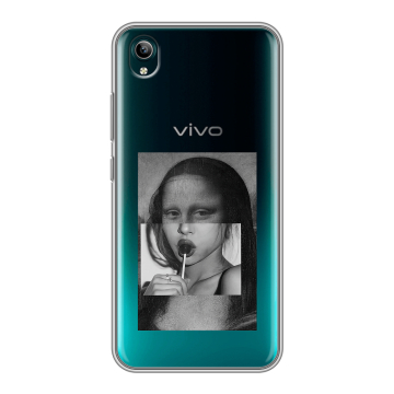 Силиконовый чехол на Vivo Y1S с принтом Мона Лиза