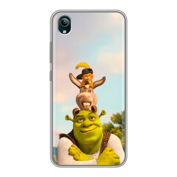 Силиконовый чехол на Vivo Y1S с принтом Шрек Shrek Силиконовый чехол на Vivo Y1S с принтом Шрек Shrek