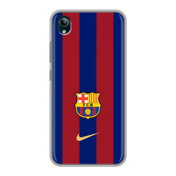 Силиконовый чехол на Vivo Y1S с принтом Барселона Barcelona