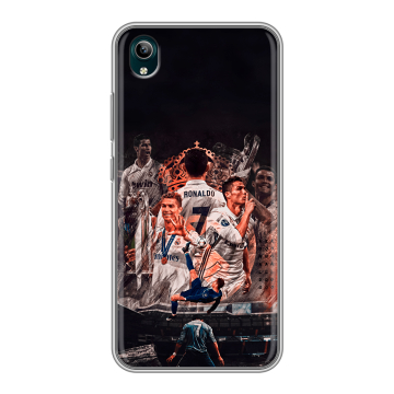 Силиконовый чехол на Vivo Y1S с принтом Реал Роналдо Real Ronaldo Силиконовый чехол на Vivo Y1S с принтом Реал Роналдо Real Ronaldo