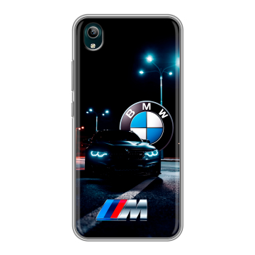 Силиконовый чехол на Vivo Y1S с принтом БМВ BMW Силиконовый чехол на Vivo Y1S с принтом БМВ BMW