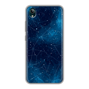 Силиконовый чехол на Vivo Y1S с принтом Космос звезды Силиконовый чехол на Vivo Y1S с принтом Космос звезды