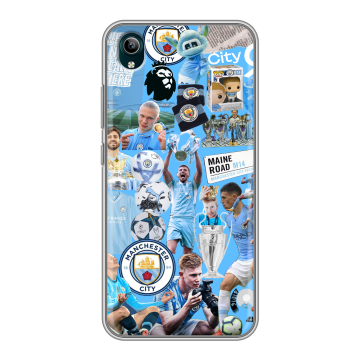 Силиконовый чехол на Vivo Y1S с принтом Man City Манчестер Сити Силиконовый чехол на Vivo Y1S с принтом Man City Манчестер Сити