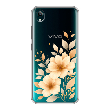 Силиконовый чехол на Vivo Y1S с принтом для девушки Силиконовый чехол на Vivo Y1S с принтом для девушки