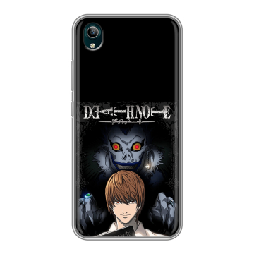 Силиконовый чехол на Vivo Y1S с принтом Death note Тетрадь смерти Силиконовый чехол на Vivo Y1S с принтом Death note Тетрадь смерти