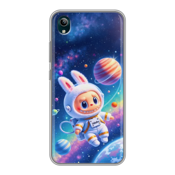 Силиконовый чехол на Vivo Y1S с принтом Labubu Лабубу