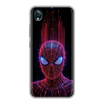 Силиконовый чехол на Vivo Y1S с принтом Spiderman Человек паук