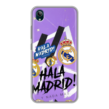 Силиконовый чехол на Vivo Y1S с принтом Real Madrid Реал Мадрид