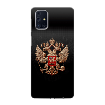 Силиконовый чехол на Samsung Galaxy M31s с принтом Герб России
