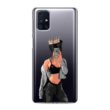 Силиконовый чехол на Samsung Galaxy M31s с принтом Женские принты