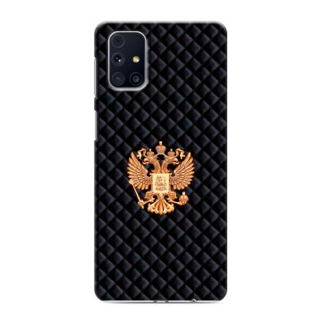 Силиконовый чехол на Samsung Galaxy M31s с принтом Герб России принт Силиконовый чехол на Samsung Galaxy M31s с принтом Герб России принт