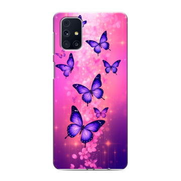 Силиконовый чехол на Samsung Galaxy M31s с принтом Бабочки Силиконовый чехол на Samsung Galaxy M31s с принтом Бабочки