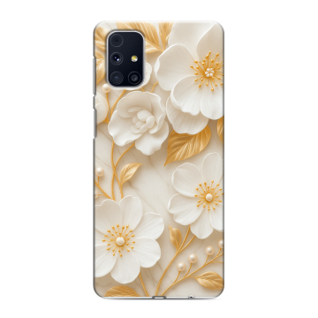 Силиконовый чехол на Samsung Galaxy M31s с принтом Цветы Силиконовый чехол на Samsung Galaxy M31s с принтом Цветы