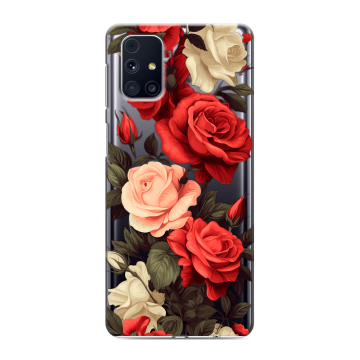 Силиконовый чехол на Samsung Galaxy M31s с принтом Розы Силиконовый чехол на Samsung Galaxy M31s с принтом Розы