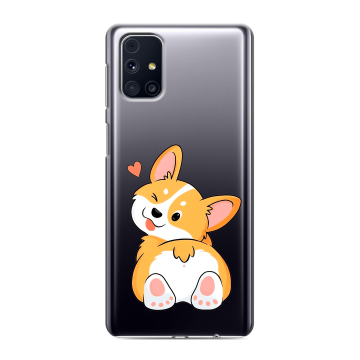 Силиконовый чехол на Samsung Galaxy M31s с принтом Корги Силиконовый чехол на Samsung Galaxy M31s с принтом Корги