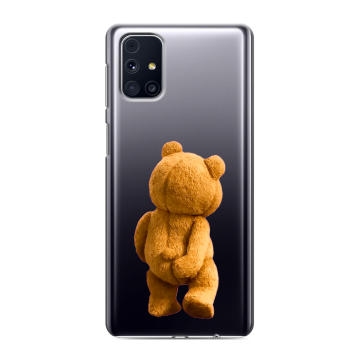 Силиконовый чехол на Samsung Galaxy M31s с принтом Медведь Силиконовый чехол на Samsung Galaxy M31s с принтом Медведь