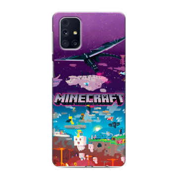 Силиконовый чехол на Samsung Galaxy M31s с принтом Майнкрафт Minecraft Силиконовый чехол на Samsung Galaxy M31s с принтом Майнкрафт Minecraft