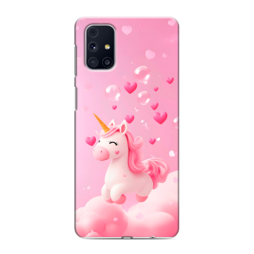 Силиконовый чехол на Samsung Galaxy M31s с принтом Единорог Силиконовый чехол на Samsung Galaxy M31s с принтом Единорог