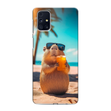 Силиконовый чехол на Samsung Galaxy M31s с принтом Капибара Силиконовый чехол на Samsung Galaxy M31s с принтом Капибара