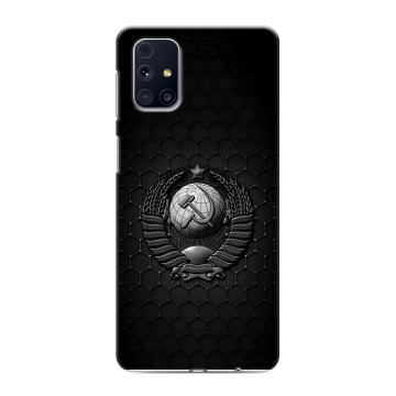 Силиконовый чехол на Samsung Galaxy M31s с принтом Герб Флаг СССР Силиконовый чехол на Samsung Galaxy M31s с принтом Герб Флаг СССР