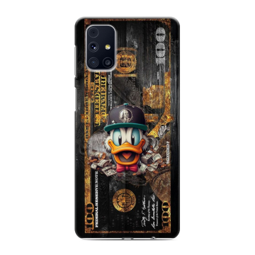 Силиконовый чехол на Samsung Galaxy M31s с принтом Дональд Дак Доллар Силиконовый чехол на Samsung Galaxy M31s с принтом Дональд Дак Доллар