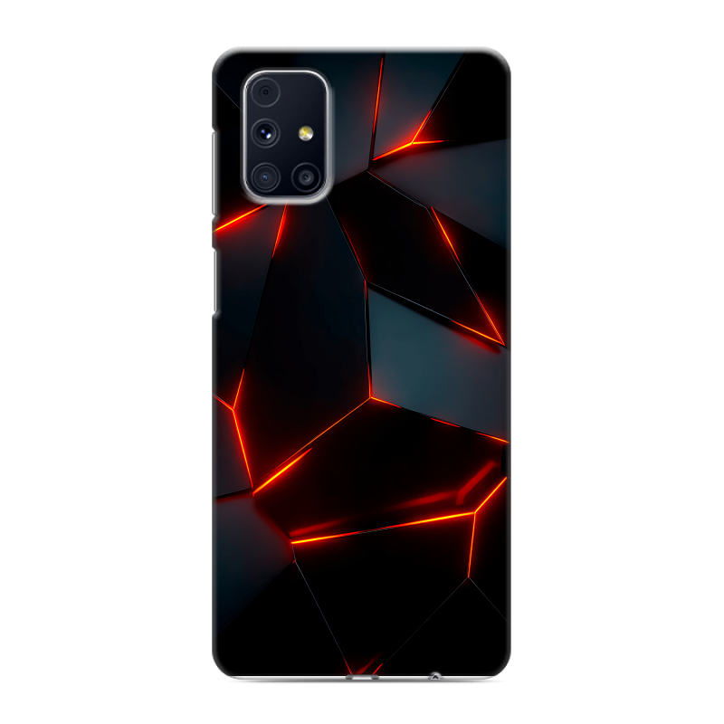 Пластиковый чехол на Samsung Galaxy M31s с принтом Яркие абстракции Пластиковый чехол на Samsung Galaxy M31s с принтом Яркие абстракции